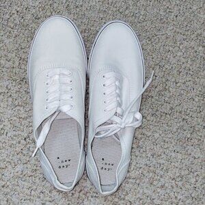 White Canvas Sneakers